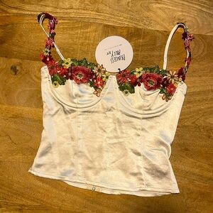 Princess Polly Satin Floral Top